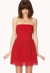 FOREVER 21 Standout Fit & Flare Dress